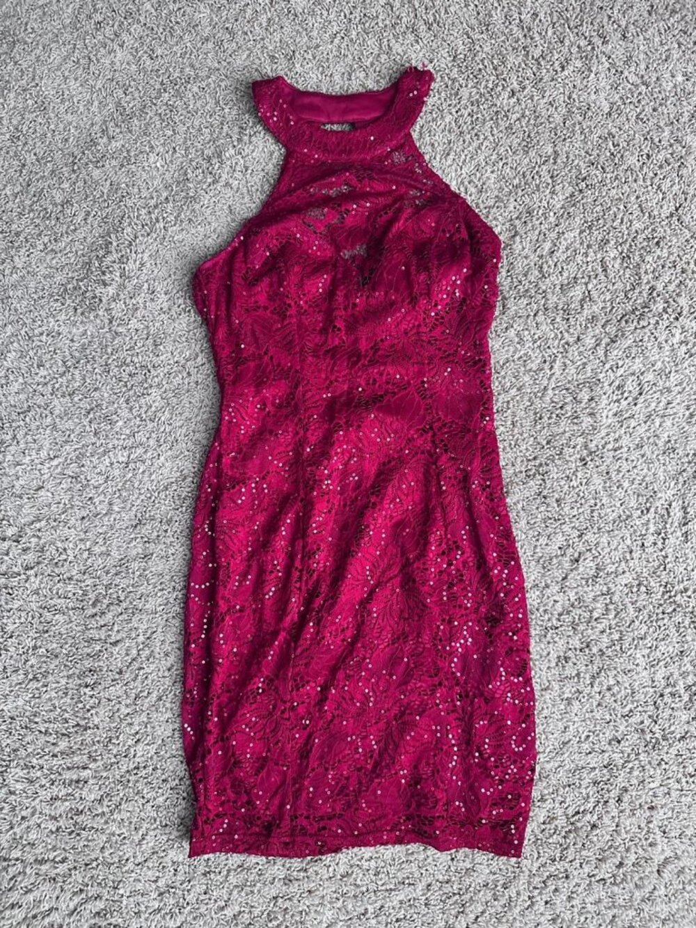 Saved by the Dress Red Sequin Dress